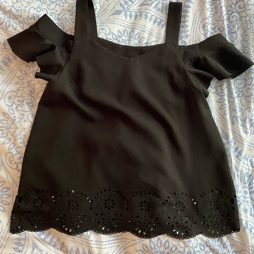 Black Off The Shoulder Top